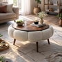 Atelier Del Sofa Papatya 60 - Blanco, Nogal
